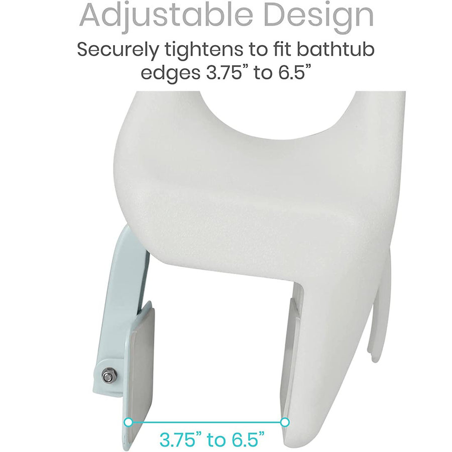 Bathtub Grab Rail, clamp detail
