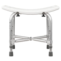 Shower Stool — Wide Seat & Braced Frame