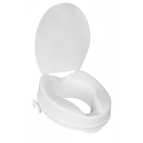 Raised Toilet Seat with Lid — 10cm