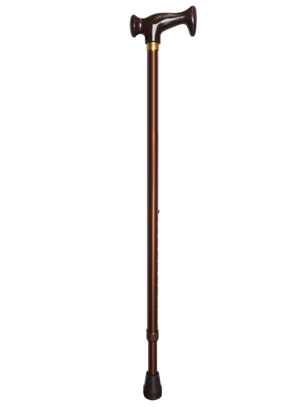 Elegant handle walking cane with adjustable height