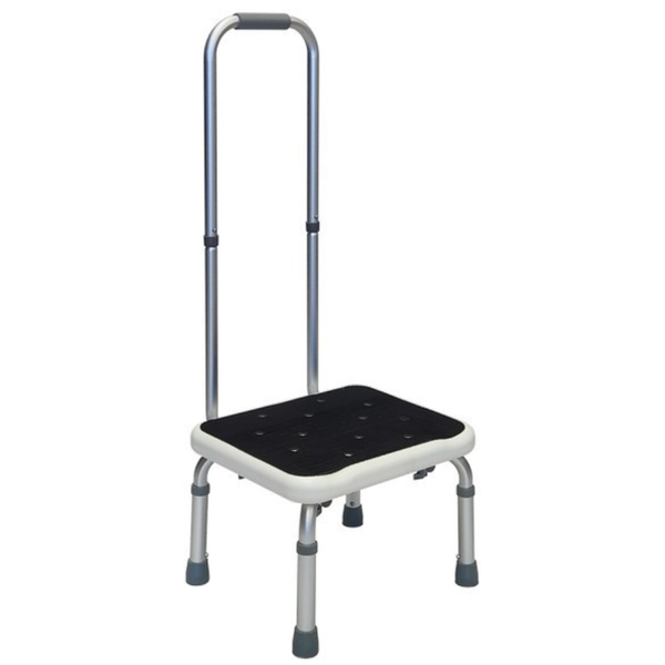Height Adjustable Step Stool with Handrail