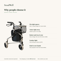 Why people choose the Indoor 3-Wheel Walker