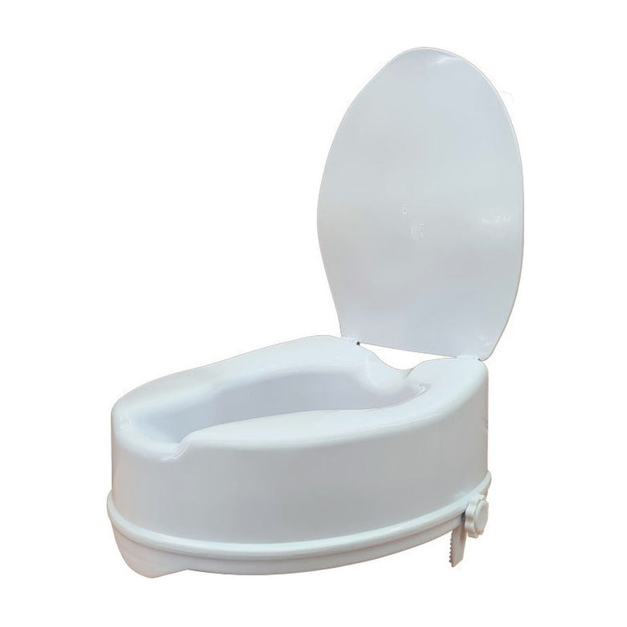 Raised Toilet Seat with Lid, 15cm